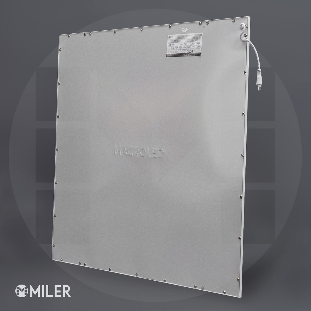 PANEL LED EMBUTIR 60X60CM 40W LUZ NEUTRA 4500K - MACROLED