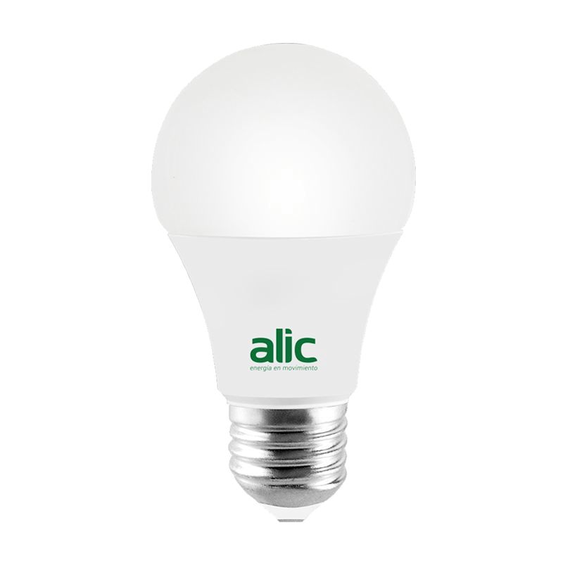 LAMPARA LED BULBO A60 E27 9W LUZ CALIDA - ALIC
