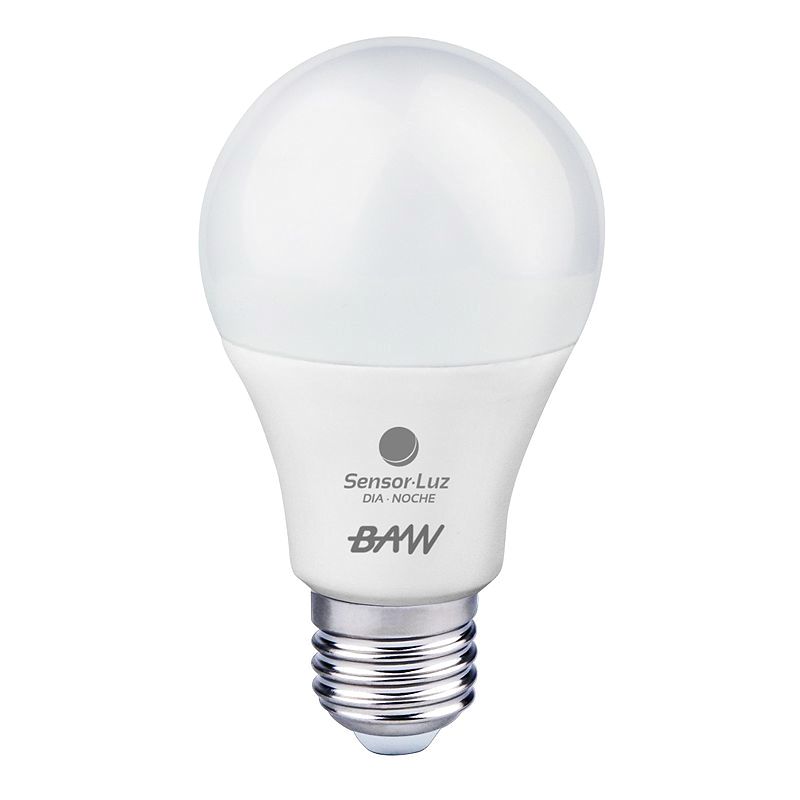 LAMPARA LED C/FOTOCONTROL SENSOR DIA-NOCHE 11W  - BAW