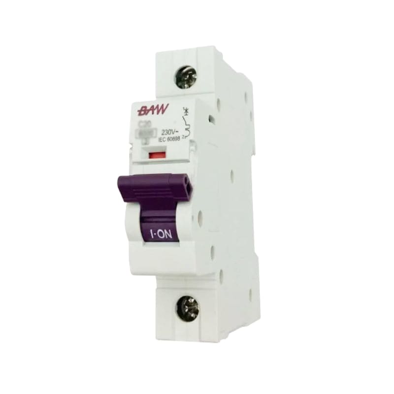 LLAVE TERMOMAGNETICA 1X 5 AMP.  - BAW