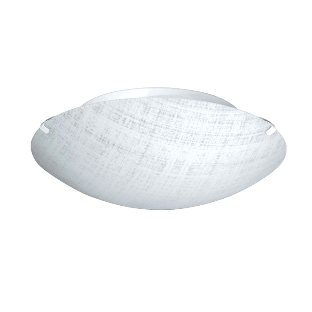 PLAFON MILANO 1 LUZ E27 25CM BLANCO- FERROLUX