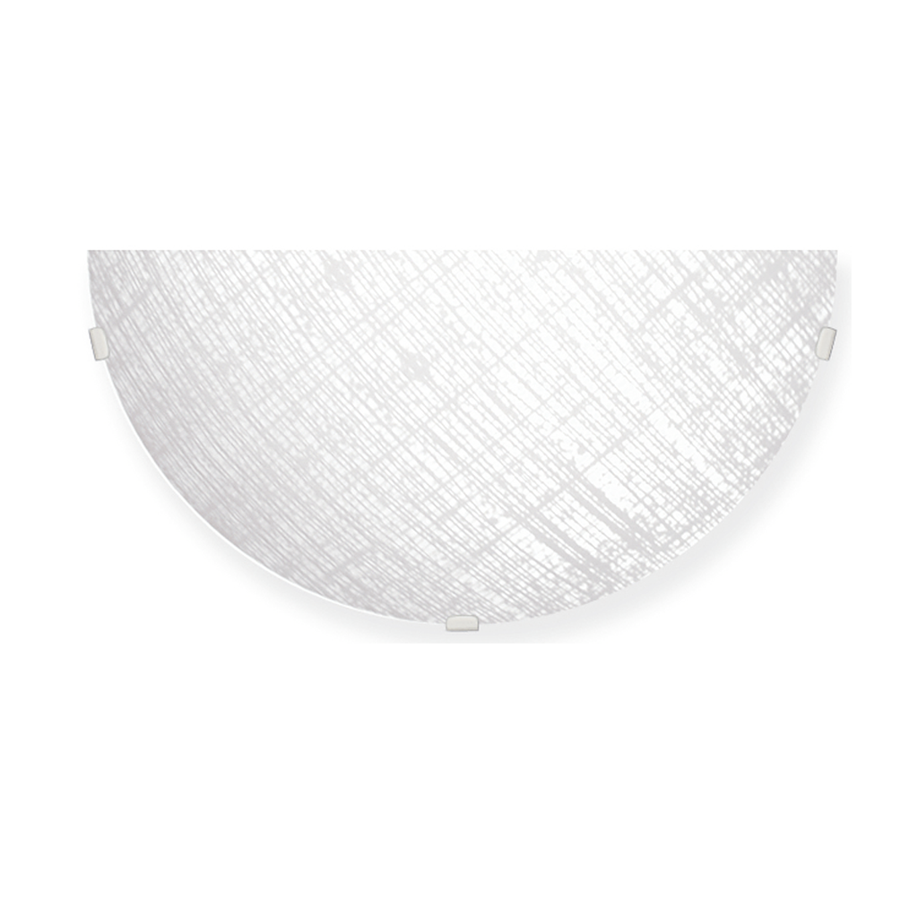 APLIQUE DIFUSOR MILANO 1 LUZ E27 26CM BLANCO - FERROLUX