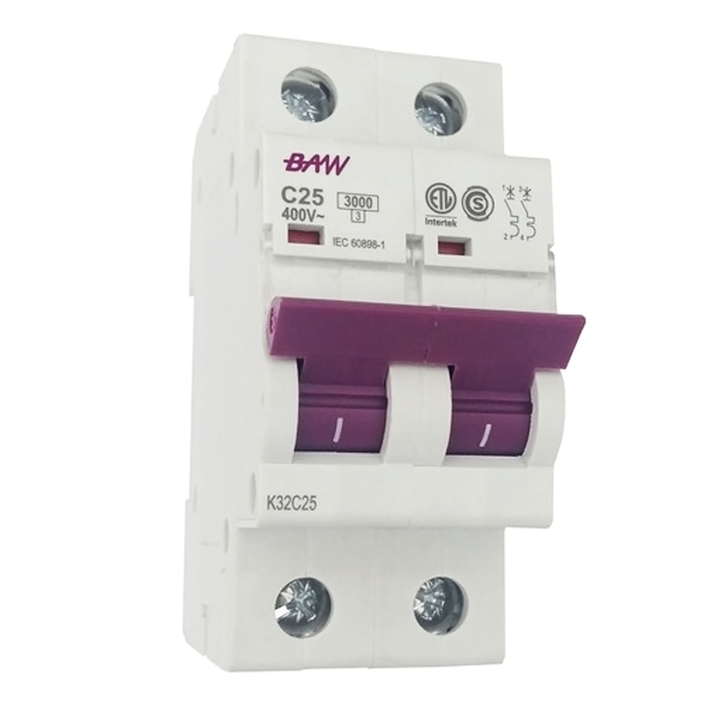 LLAVE TERMOMAGNETICA 2X16A - BAW