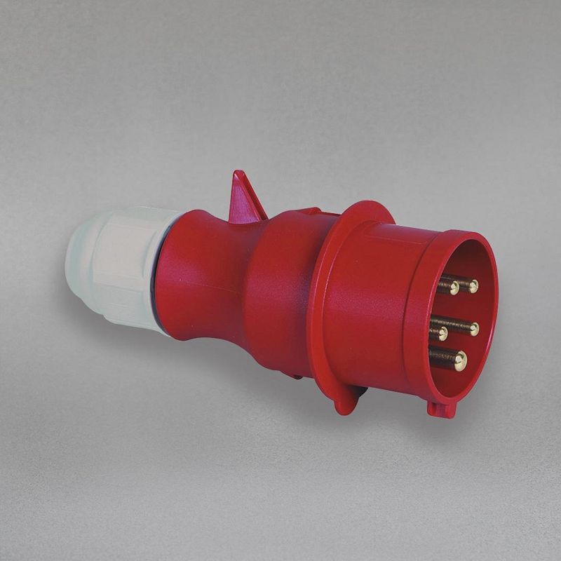 FICHA MACHO MOVIL INDUSTRIAL 3P+N+T 380V 32A IP44