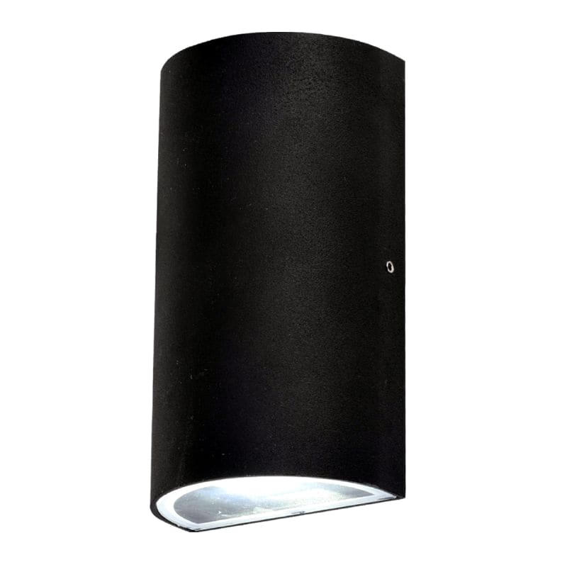 APLIQUE BIDIRECCIONAL CURVO LED 6W COLOR NEGRO LUZ NEUTRA  - SILVERLITHG