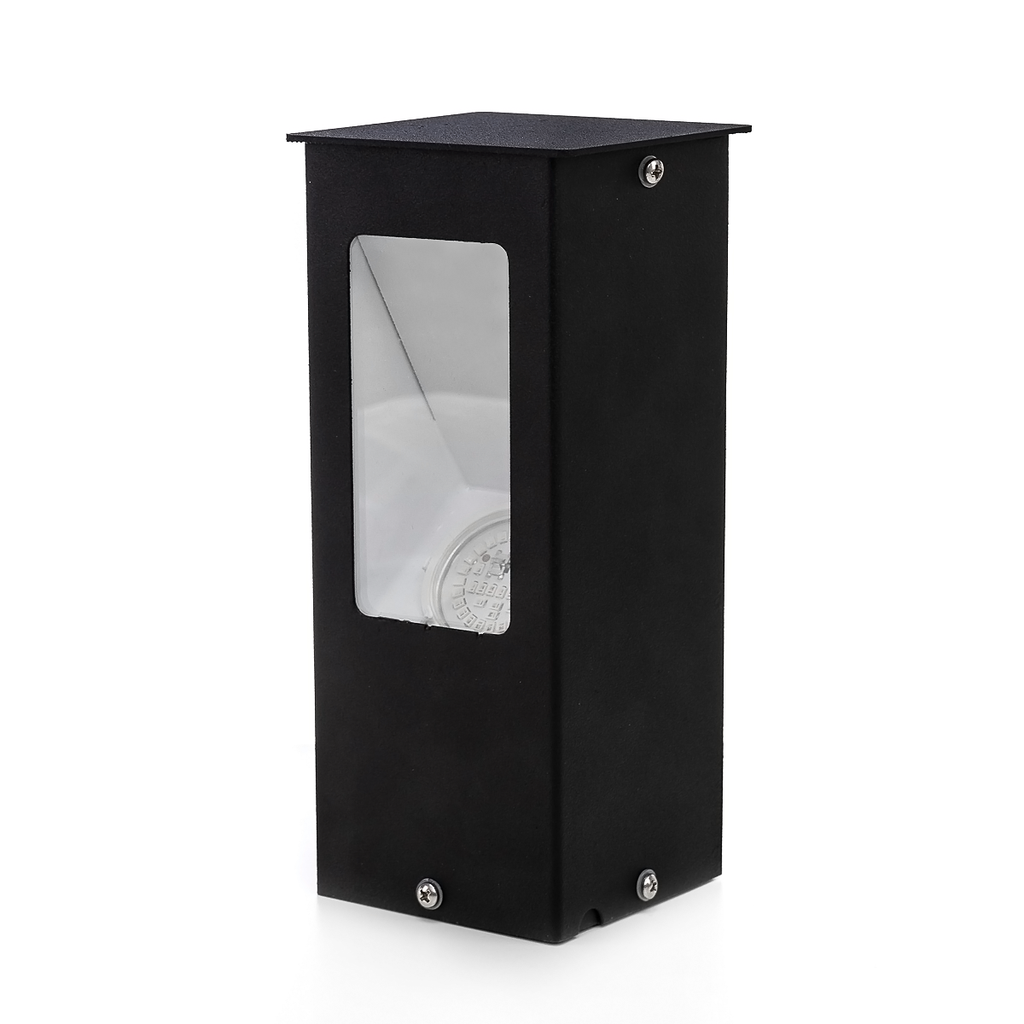 FAROLA P/JARDIN  ARAGON GU10 22X11X11CM NEGRO - FERROLUX