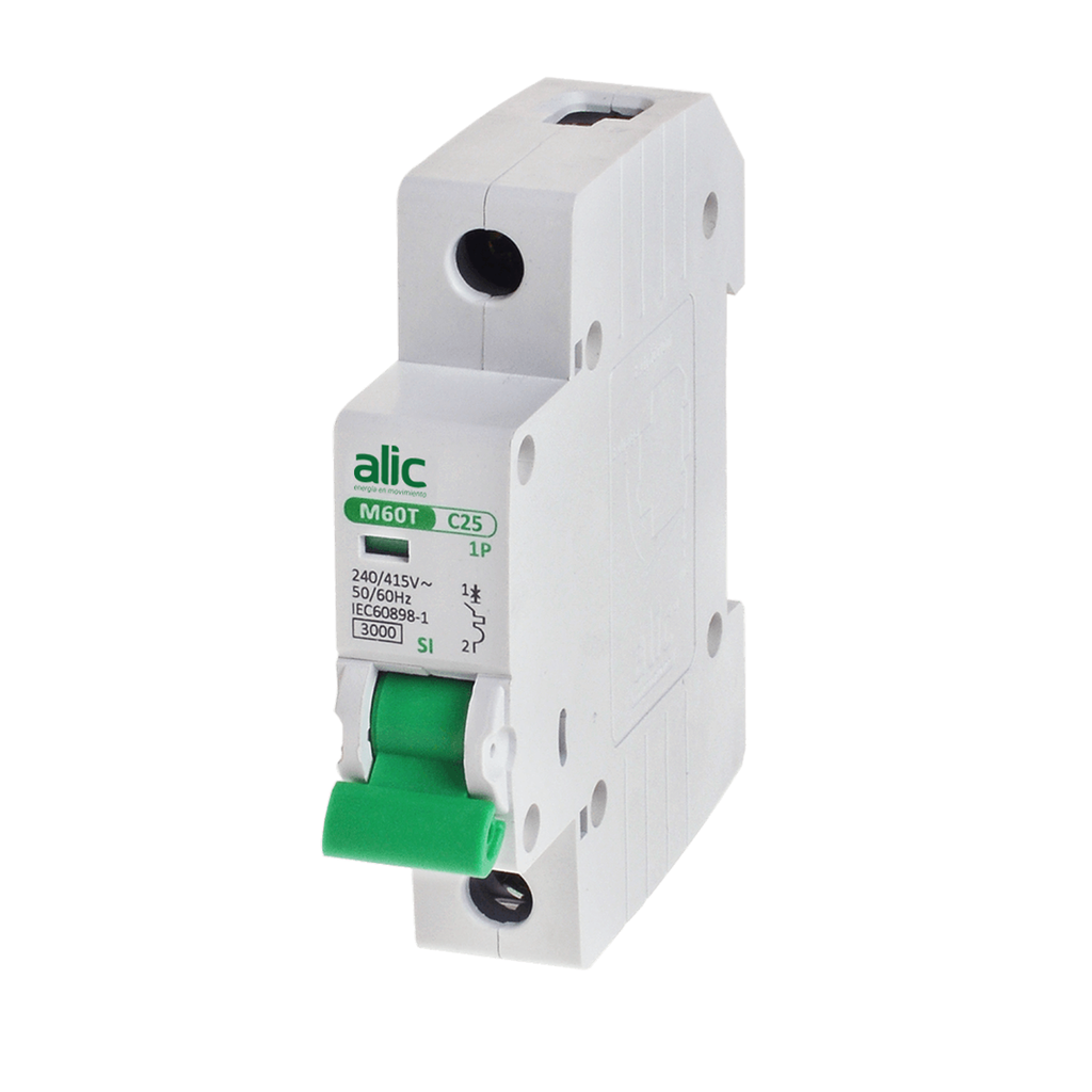 LLAVE TERMOMAGNETICA UNIPOLAR 1X16A CURVA C 3KA - ALIC