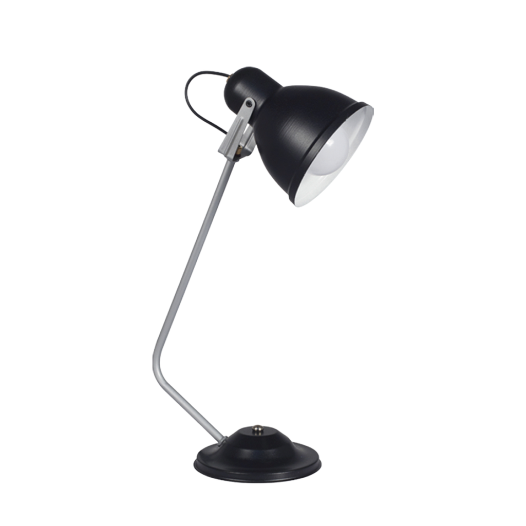 LAMPARA VELADOR ESCRITORIO E27 C/CAPUCHON NEGRO - FERROLUX 