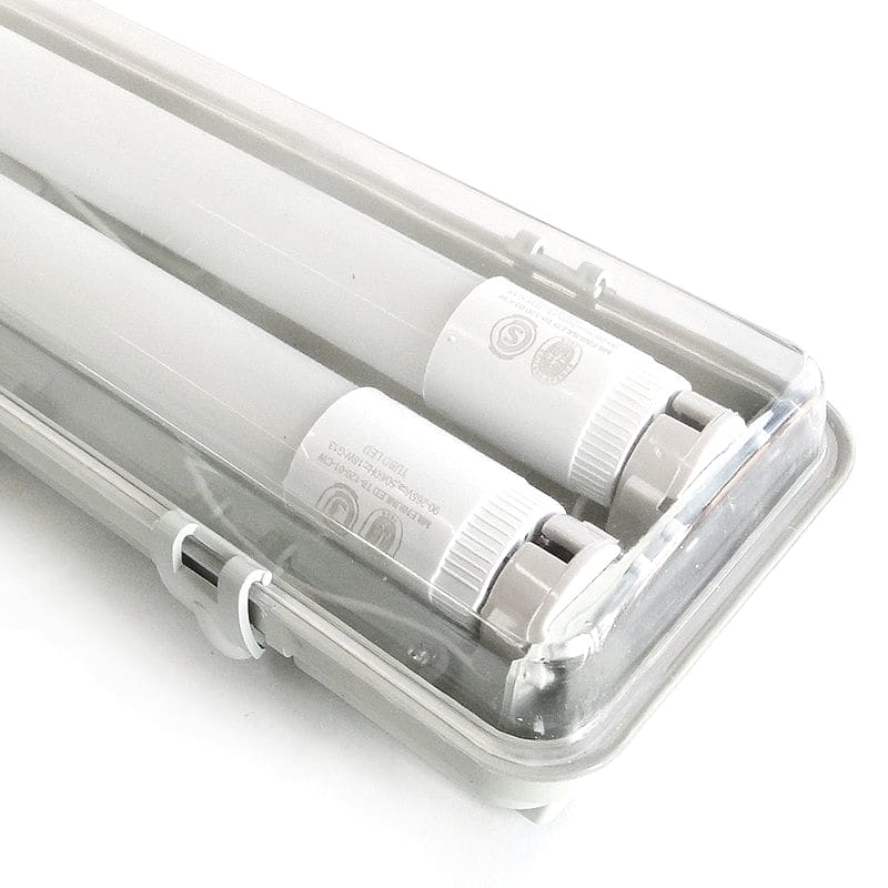 LISTON PLAFON ESTANCO DOBLE 2X18W TIPO MAREA APTO LED - LIGHTLION
