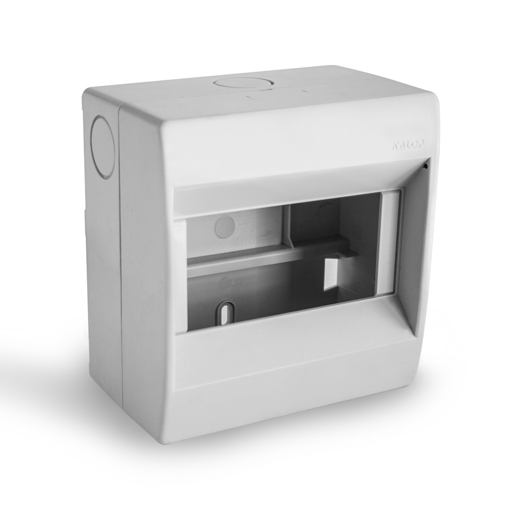 CAJA PARA TERMICA 6 MODULOS DIN SOBREPONER - KALOP