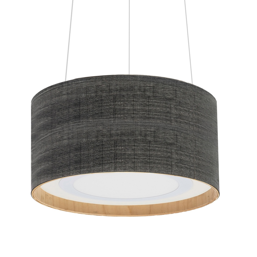 ACCESORIO COLGANTE MADERA 35X15CM PARA PANEL LED 24W COLOR VINTAGEGREY - TOKIO