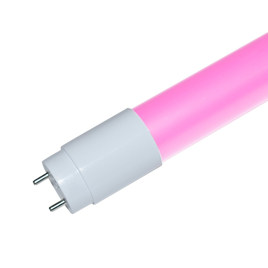 TUBO LED GROLUX VIDRIO 16W 90CM COLOR ROSA - LIGHTLION