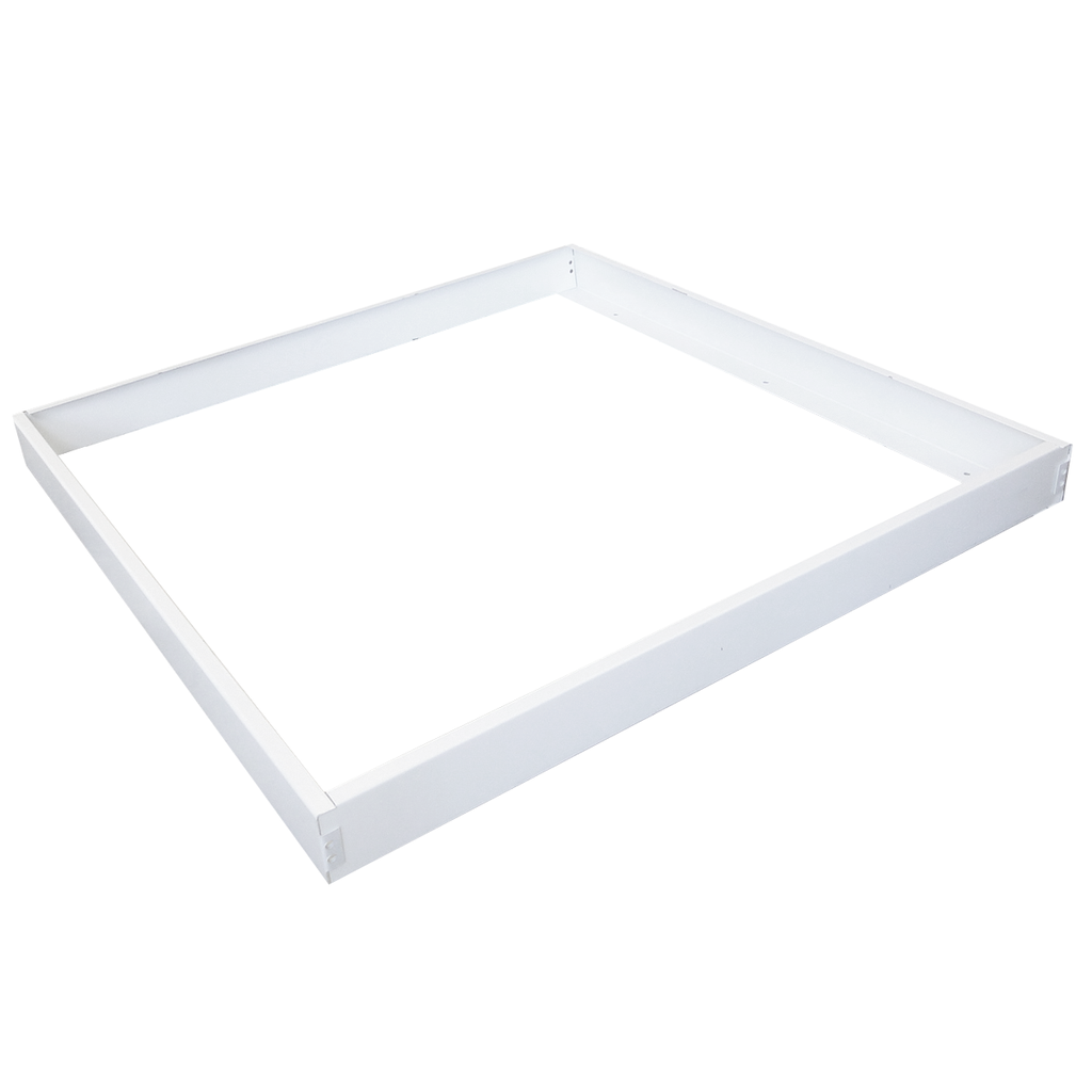 MARCO PARA PANEL LED ALUMINIO BLANCO 605X605 MM - MACROLED
