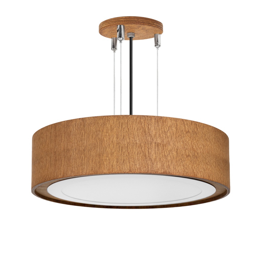 ACCESORIO COLGANTE MADERA 35X10CM PARA PANEL LED 24W MADERA CEDRO - TOKIO