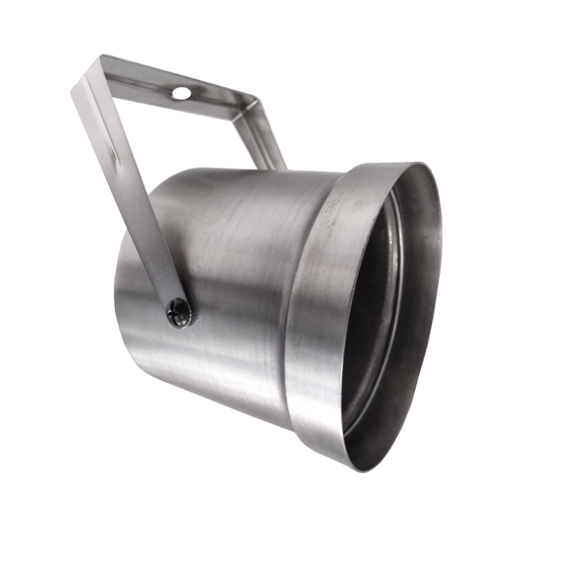 CABEZAL TACHO L111 P/AR111 ANTISDESLUMBRANTE COLOR ACERO  - SPOTSLINE