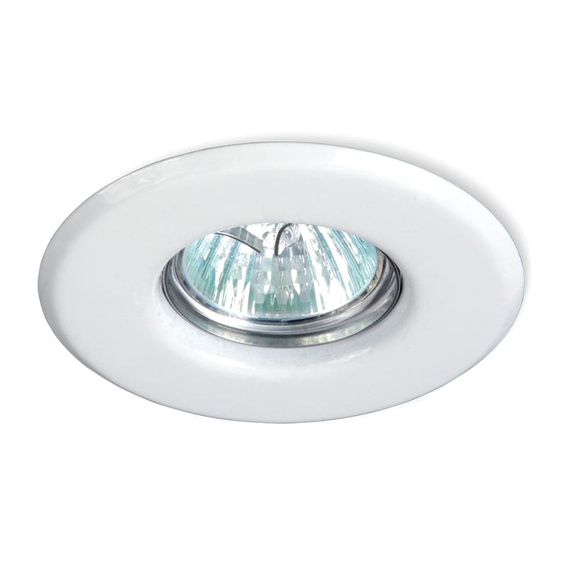 SPOT EMBUTIR P/DICRO GU10 DIAM 9CM BLANCO FIJO CON ZOCALO - SPOTSLINE