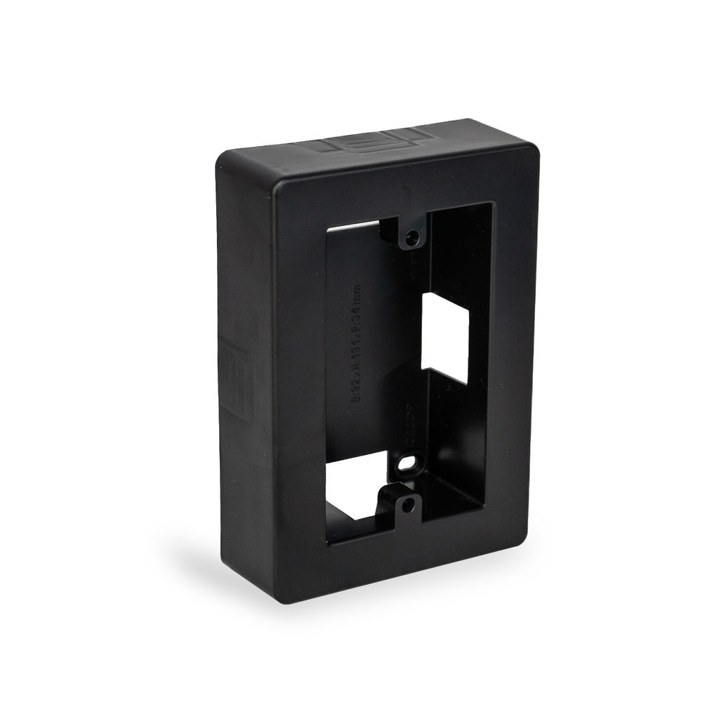 CAJA PARA CABLECANAL 5X10CM SOBREPONER MINI NEGRA - KALOP