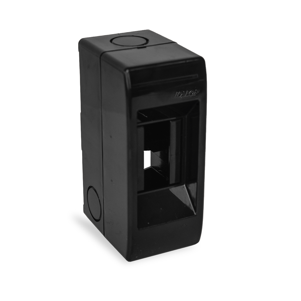 CAJA PARA TERMICA 2 MODULOS DIN SOBREPONER NEGRA - KALOP