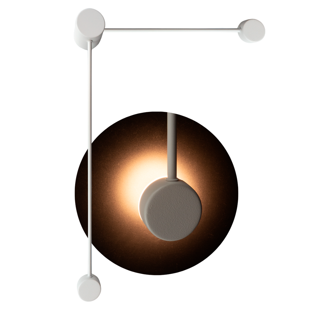 APLIQUE LED 20W LUZ DIA/NEUTRA/CALIDA TIN II BLANCO - 180 ILUMINACION