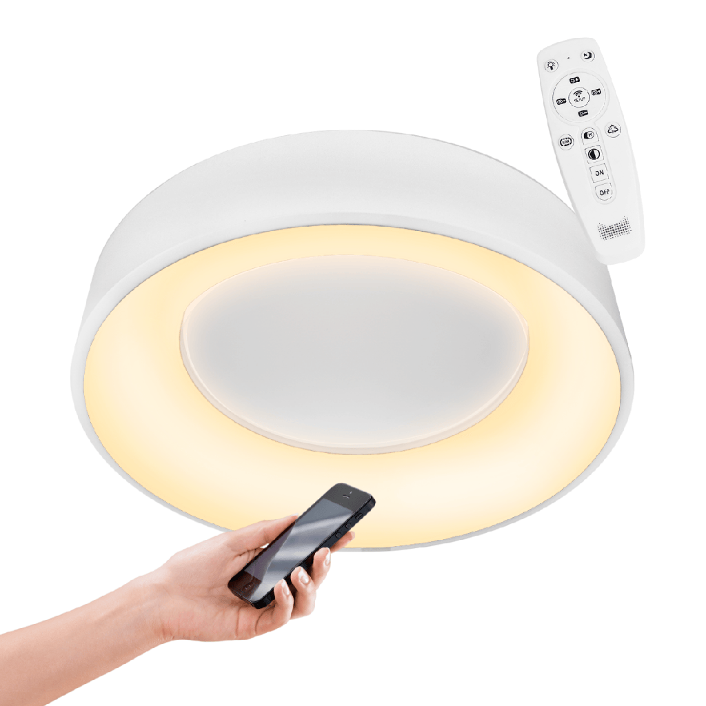 APLIQUE LED 60W LUZ DIA/NEUTRA/CALIDA DIMERIZABLE VEGAN XL BLANCO - 180 ILUMINACION