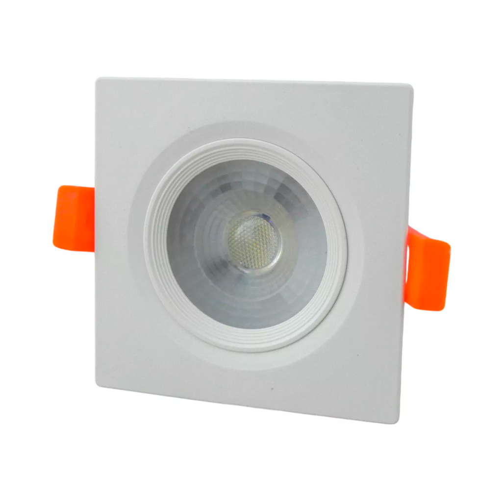 SPOT DICRO LED DE EMBUTIR CUADRADADO 7W LUZ CALIDA BLANCO - NOVA