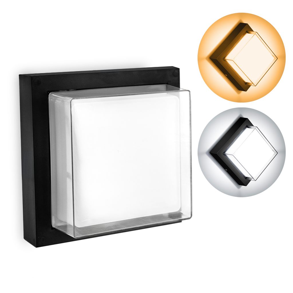 PLAFON LED DE APLICAR CUADRADO SIN MARCO 12W LUZ CALIDA - NOVA