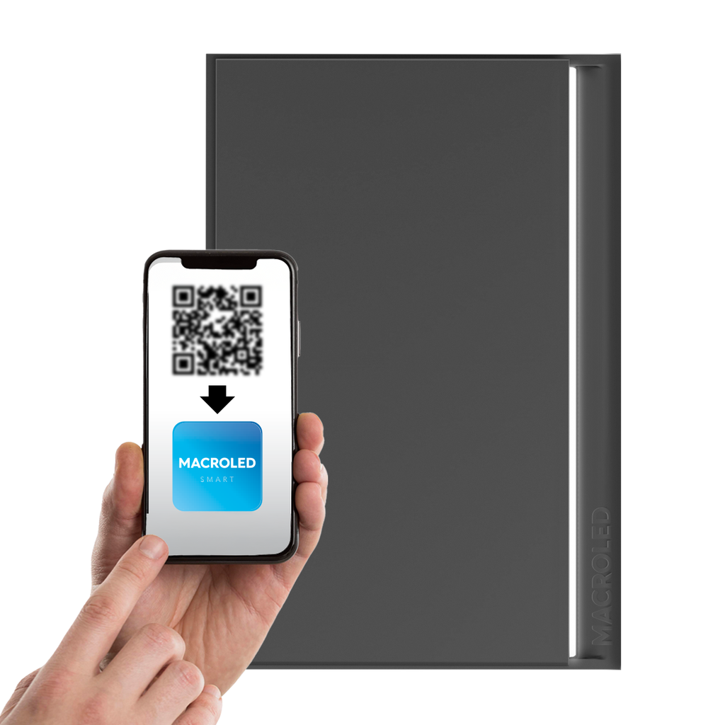 LLAVE DE LUZ SMART 1 PUNTO NEGRO TOKIO - MACROLED