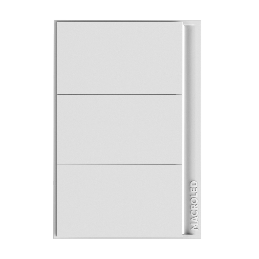 LLAVE DE LUZ SMART 3 PUNTOS BLANCO TOKIO - MACROLED