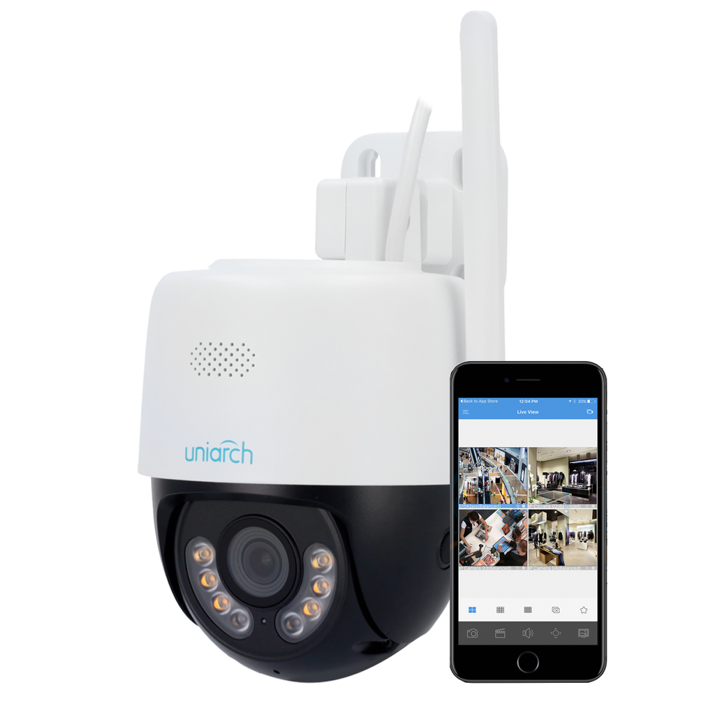 CAMARA WI-FI INTELIGENTE PARA HOGAR 3MP IP66 CON RJ45 - UNIARCH