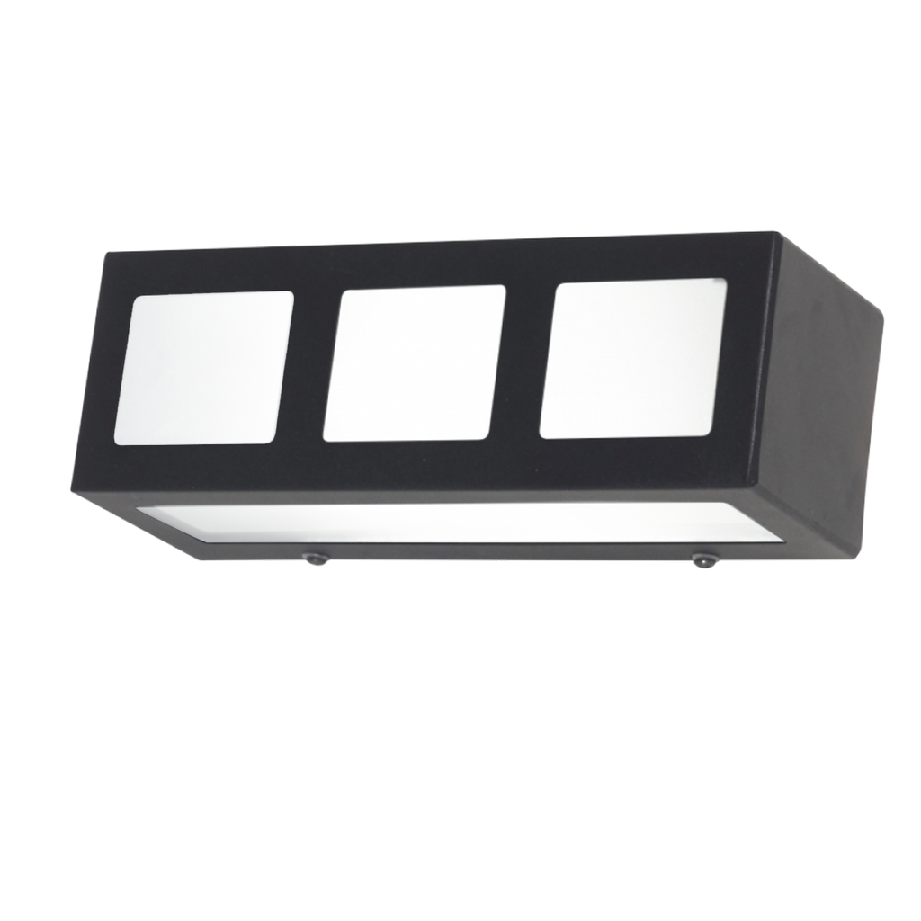 APLIQUE DIFUSOR MONACO E27 24X8,1X8,4CM NEGRO - FERROLUX