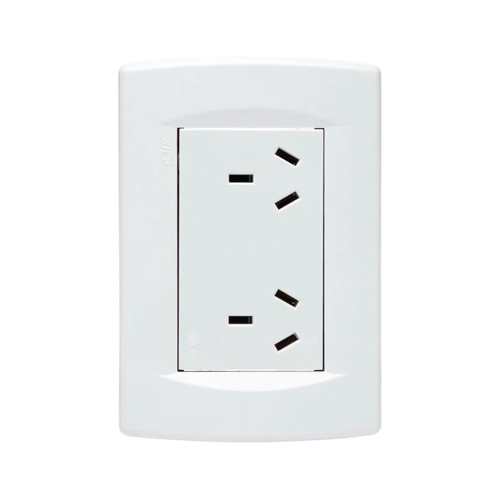 LLAVE ARMADA LIFE TOMA DOBLE IRAM BLANCO PURO - SICA