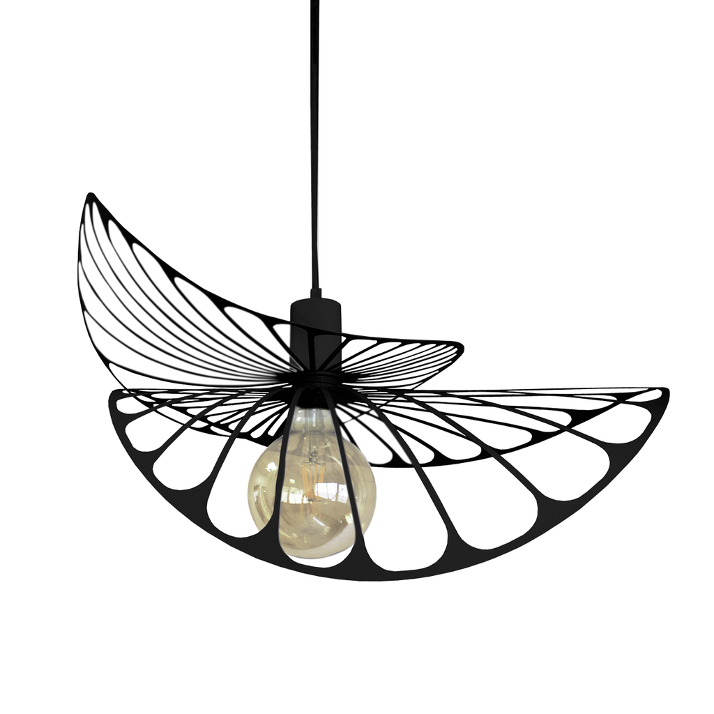 COLGANTE POTENZA 1 LUZ E27 40X65X55CM NEGRO - FERROLUX