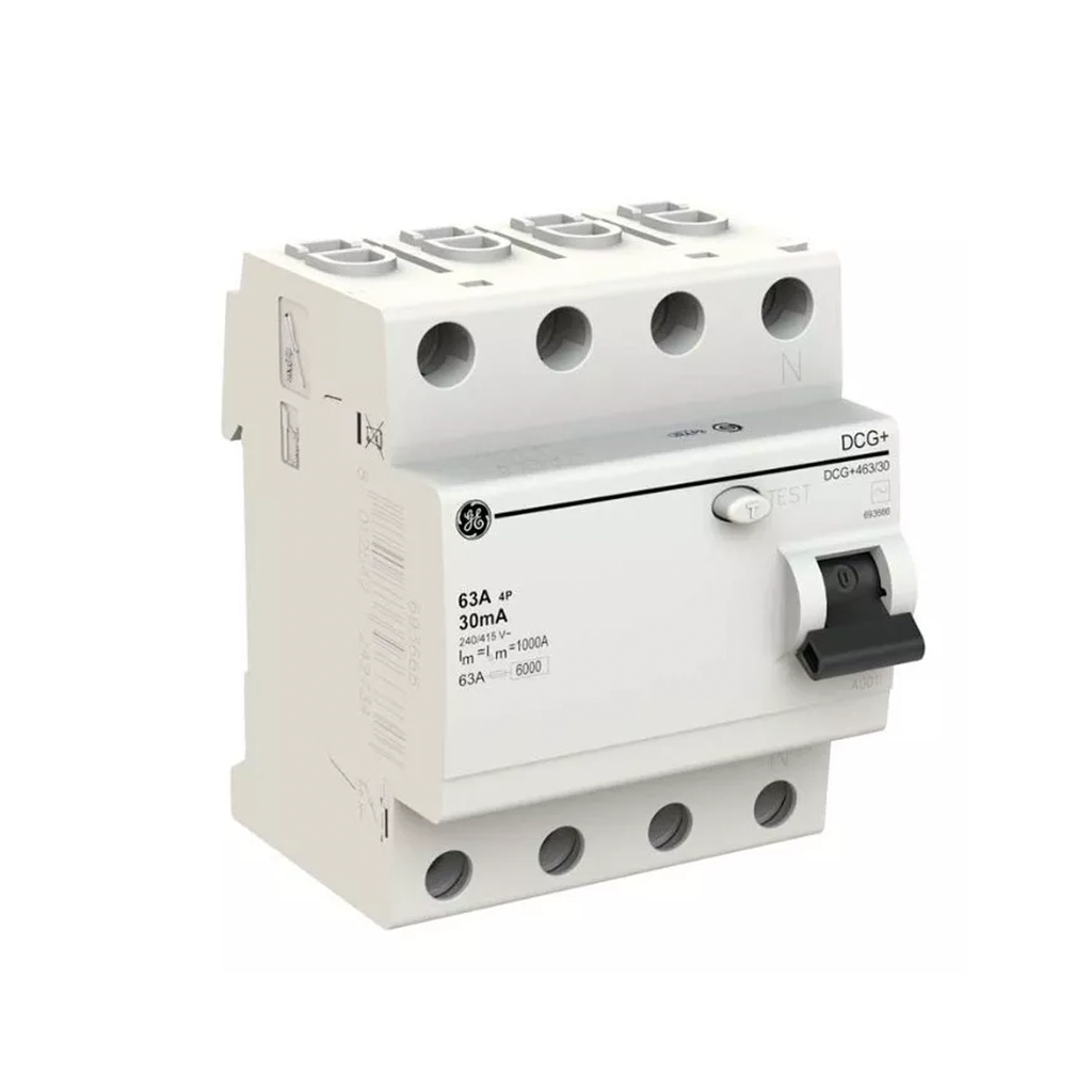 LLAVE TERMOMAGNETICA TETRAPOLAR 4X50A CURVA C 6KA - GENERAL ELECTRIC
