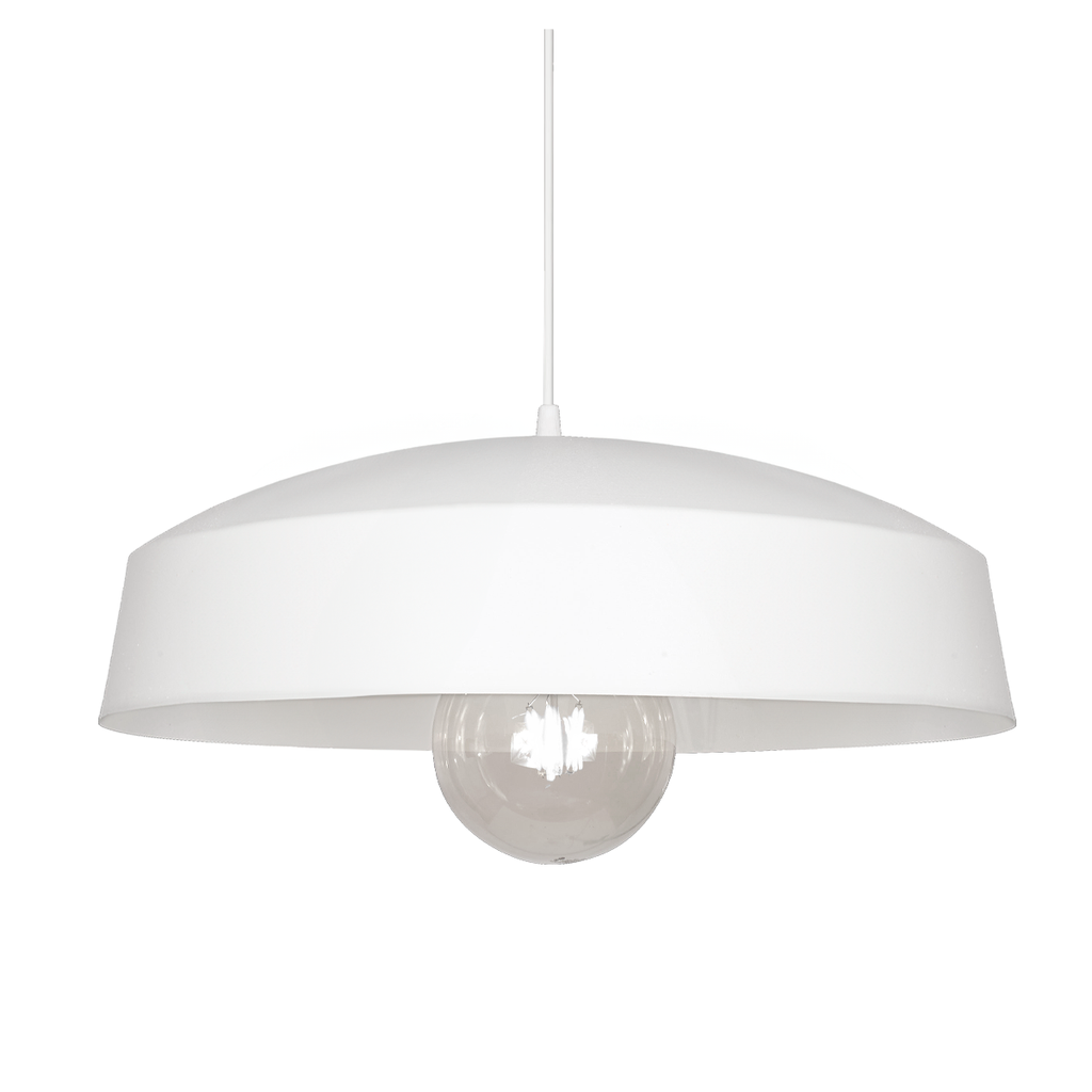 COLGANTE CHIETI 1 LUZ E27 40X15CM BLANCO - FERROLUX