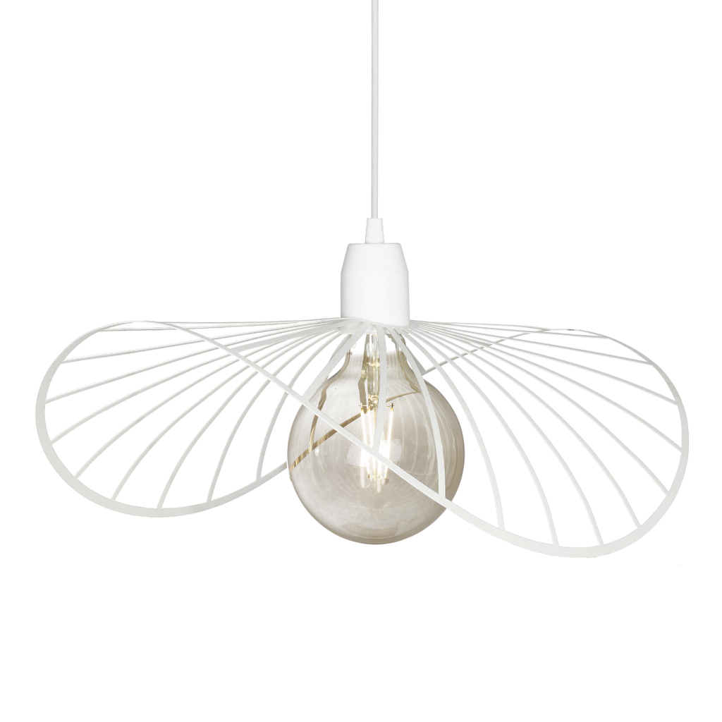 COLGANTE POTENZA 1 LUZ E27 40CM BLANCO - FERROLUX
