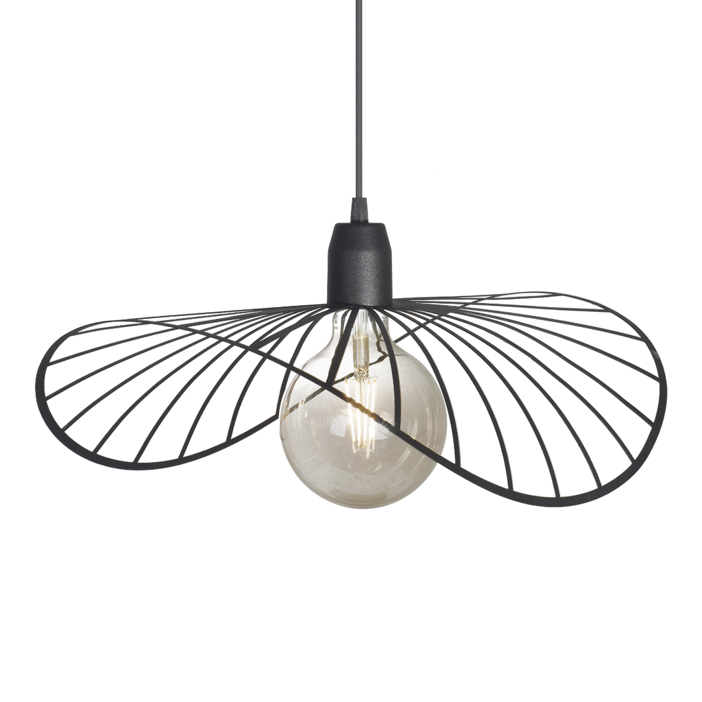 COLGANTE POTENZA 1 LUZ E27 40CM NEGRO - FERROLUX