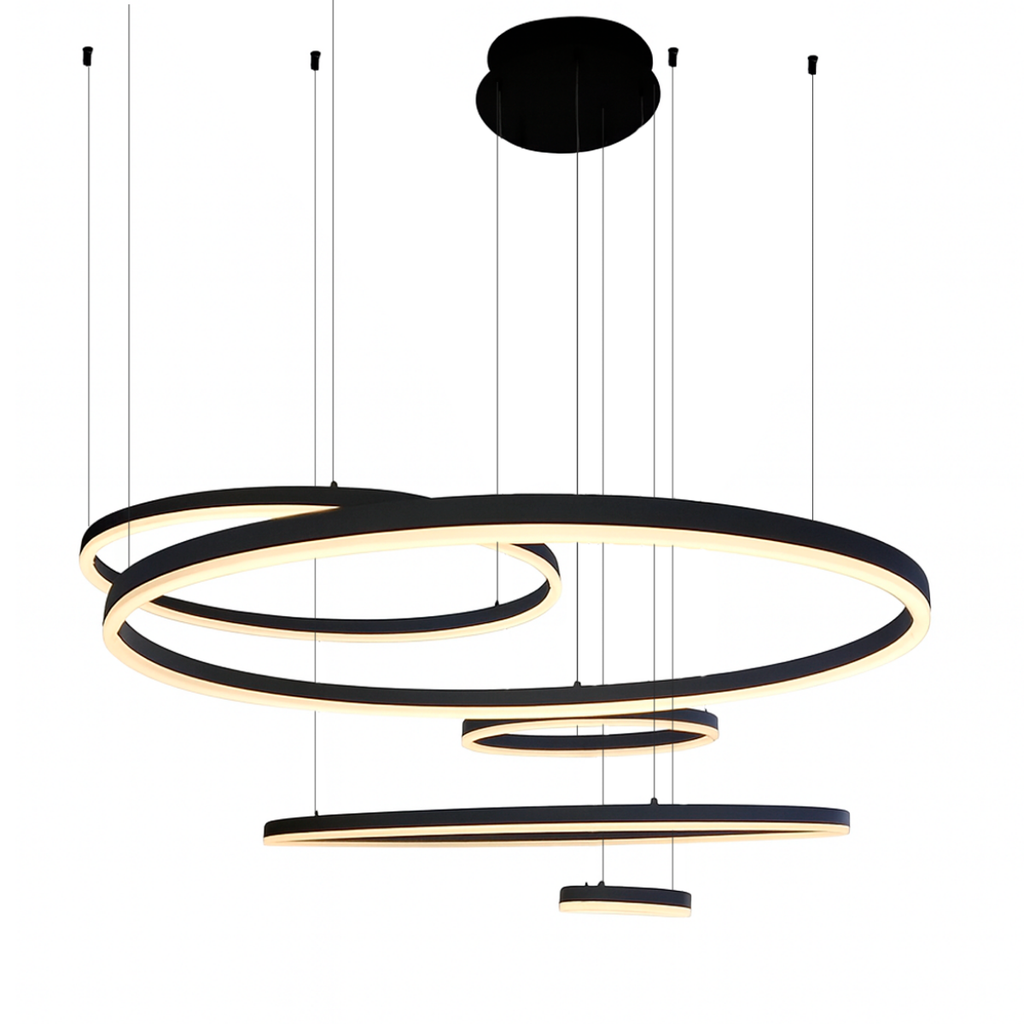 COLGANTE LED 188W LUZ DIA/NEUTRA/CALIDA CONTRACT NEGRO - 180 ILUMINACION