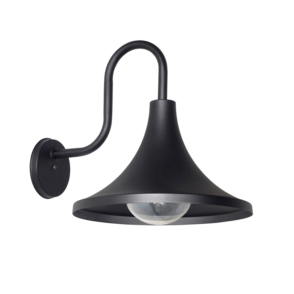 APLIQUE DE PARED BRINDISI 1 LUZ E27 33X30X40CM NEGRO - FERROLUX