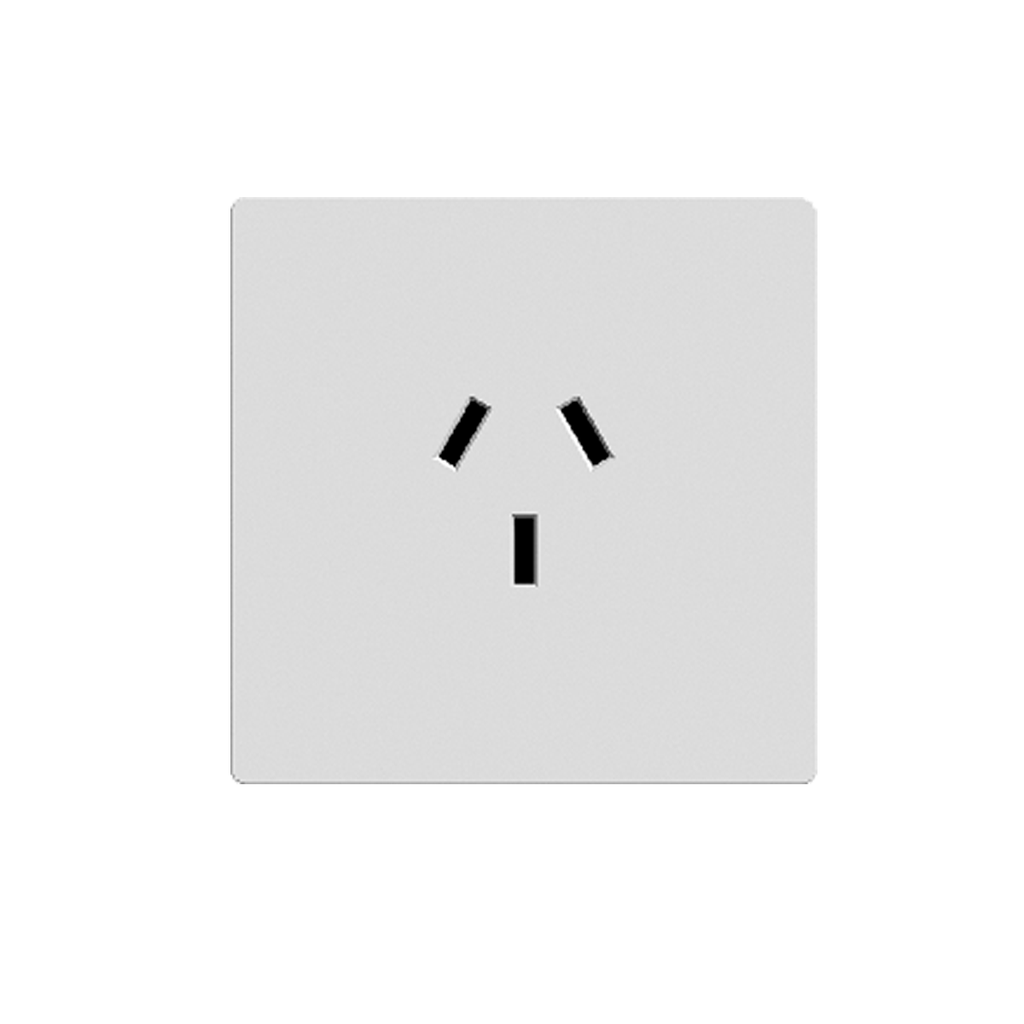 LLAVE DE LUZ ARMADA MIGNON 1 TOMA BLANCO MILAN BASTIDOR METALICO - MACROLED