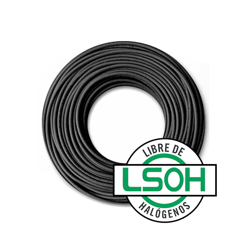CABLE UNIPOLAR LSOH 1.5MM NEGRO X100MTS NEGRO CAT.5 - KALOP