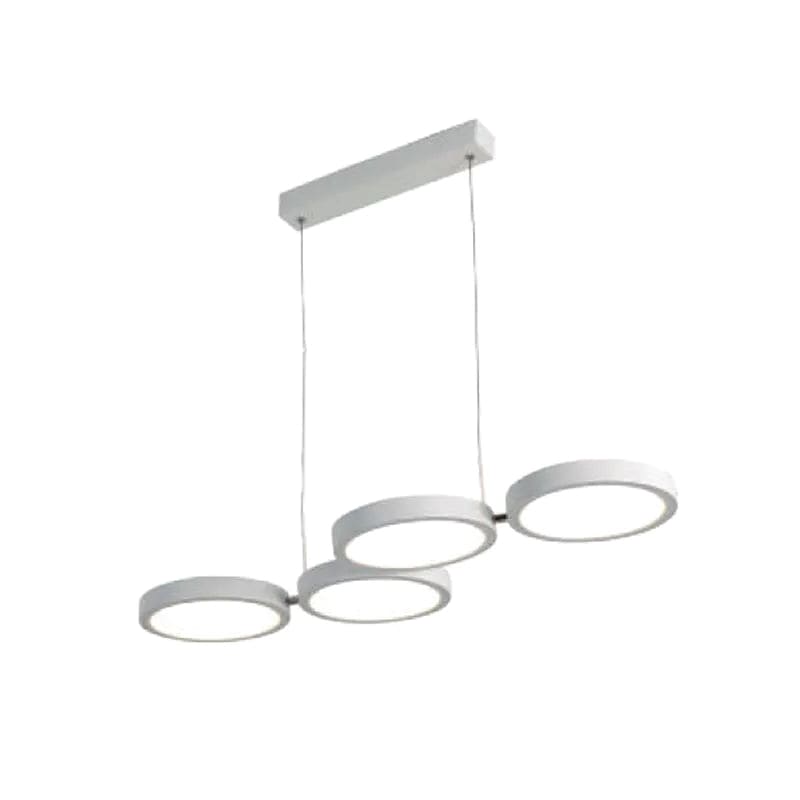 COLGANTE LED 45W 4 ANILLOS 45W INTELIGENTE CAROLINA - 180° ILUMINACIÓN