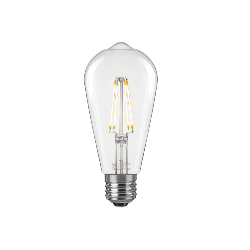 LAMPARA STYLE LED FILAMENTO EDISON ST64 8W CLARA CALIDA - ALIC