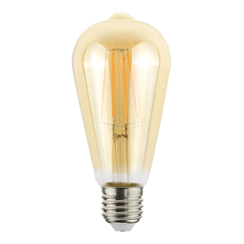 LAMPARA LED FILAMENTO EDISON 4W DORADA CALIDA - LIGHTLION