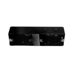 [AG/002] CAJA LUZ CHAPA HIERRO RECTANGULAR DOBLE HORIZONTAL  - AG METALURGICA