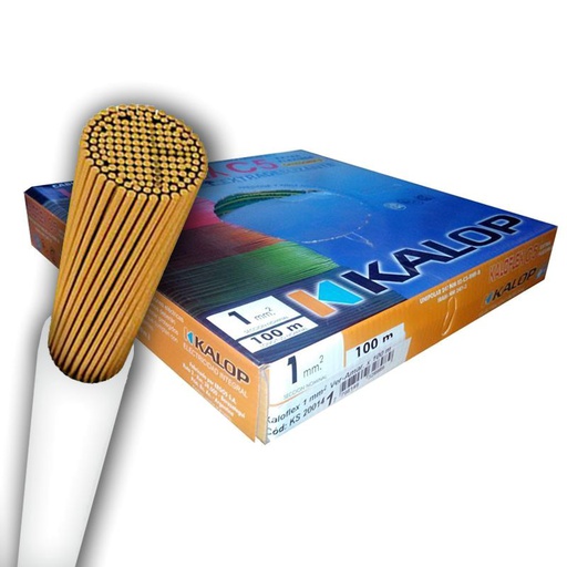 [KS20015] CABLE UNIPOLAR 1.00MM BLANCO (100MTS)  - KALOP