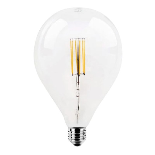 [LGP/LFA-160C] LAMP. FILAMENTO LED DIMERIZ. GOTA Ø160 8W CALIDA VIDRIO CLARO  - LGP TECHNOLOGY