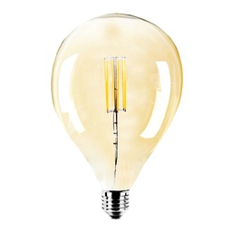 [LGP/LFA-160G] LAMP. FILAMENTO LED DIMERIZ. GOTA Ø160 8W CALIDA VIDRIO DORADO  - LGP TECHNOLOGY
