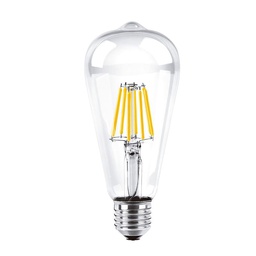[LGP/LFA-64C] LAMP. FILAMENTO LED DIMERIZ. EDISON 4W CALIDA VIDRIO CLARO  - LGP TECHNOLOGY