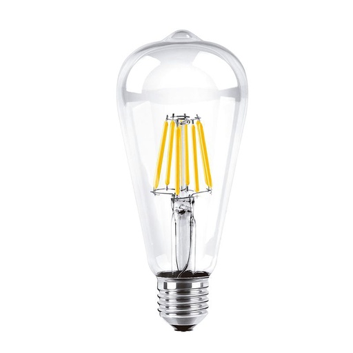 [LGP/LFA-64C] LAMPARA LED FILAMENTO EDISON 4W CLARA DIMERIZABLE CALIDA   - LGP TECHNOLOGY