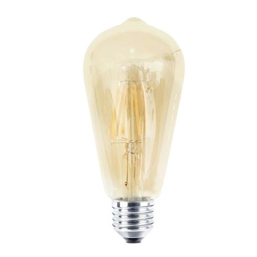 [LGP/LFA-64G] LAMPARA LED FILAMENTO EDISON 4W DORADO DIMERIZABLE CALIDA   - LGP TECHNOLOGY